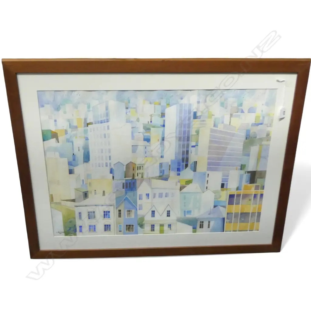 Artwork by Lore Burbidge, Urban Buildings