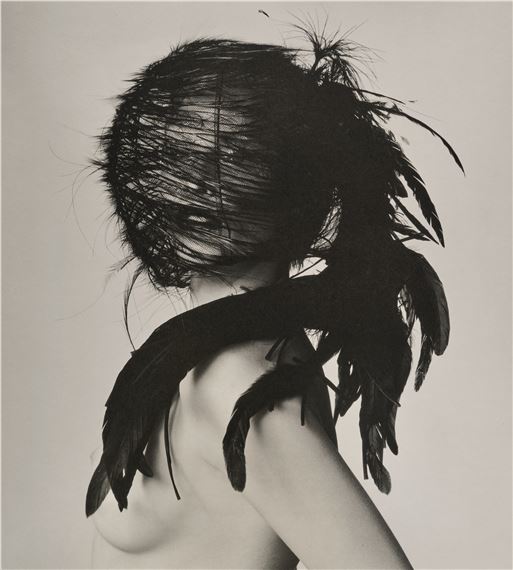 Chanel Feather Headdress, New York by Irving Penn, printed 1996