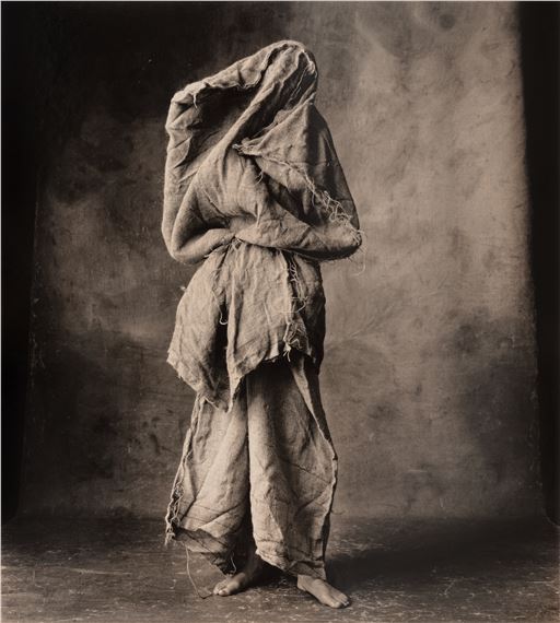 Woman in a Burlap Sack, New York by Irving Penn, printed 2007