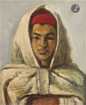 Portrait of a Smiling Woman - Georges Hanna Sabbagh