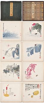 Gongbi Insects by Flowers