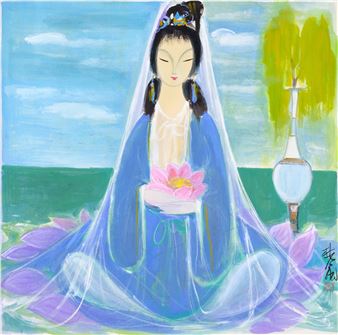 Lin Fengmian, Guanyin - Lin Fengmian