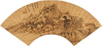 Wang Shimin, Landscape after Huang Gongwang - Huang Gongwang