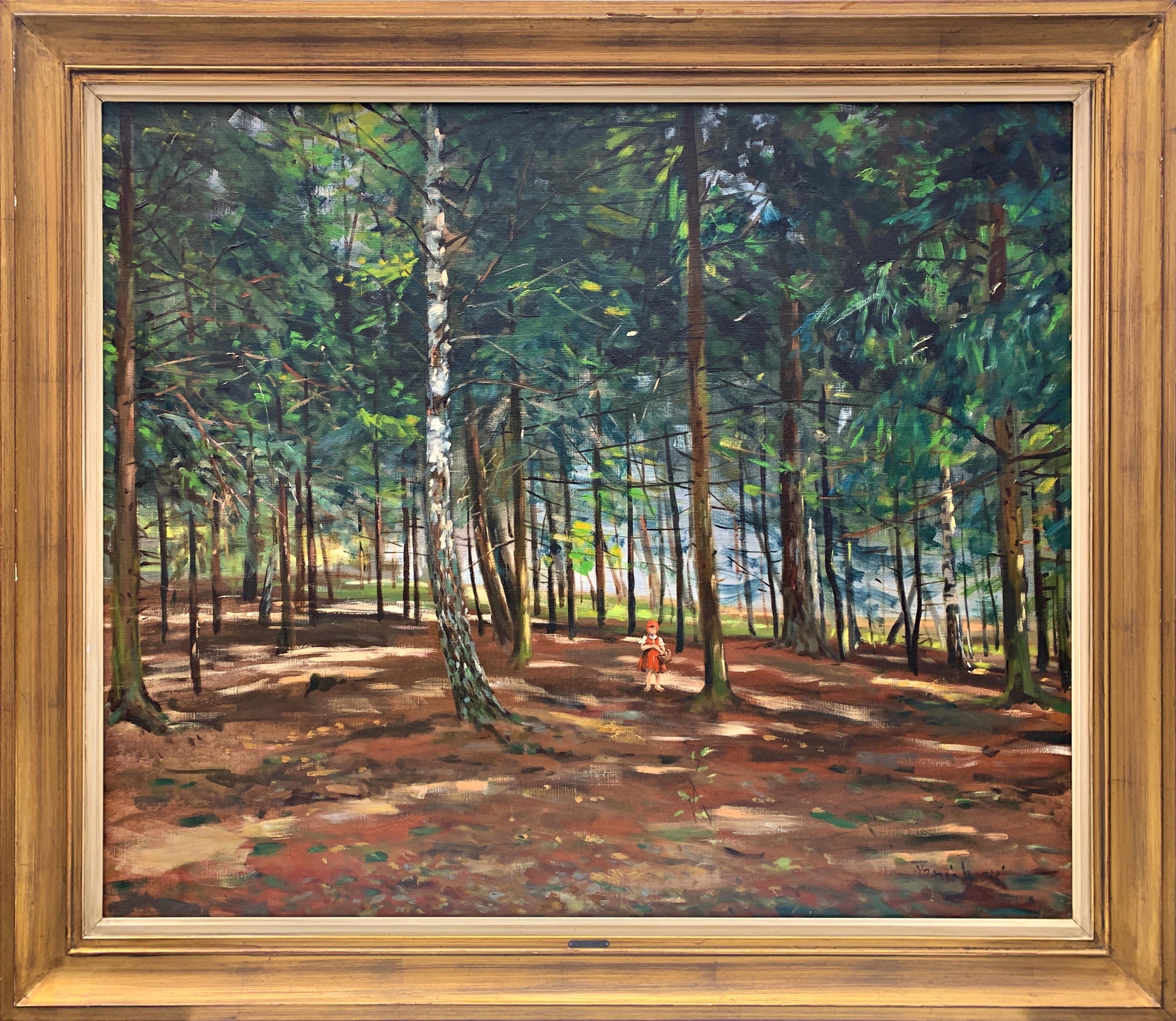 Artwork by Ferdinand Hanuš Hérink, V lese - XL Formát, Made of Olej Na Plátně