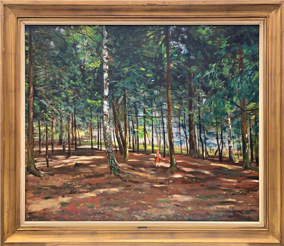 V lese - XL Formát - Ferdinand Hanuš Hérink