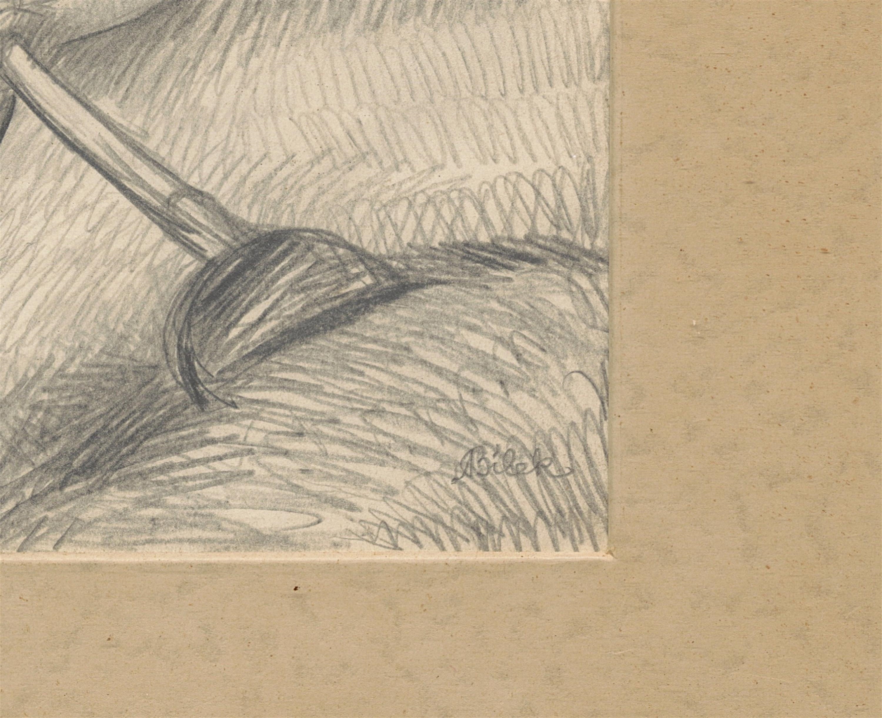 Artwork by Alois Bílek, Untitled, Made of drawing