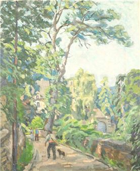 The arrival of the peddler - Bernard Catinat