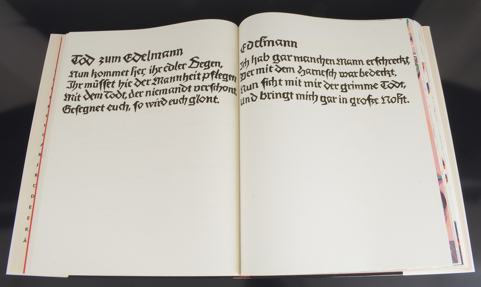 Artwork by HAP  Grieshaber, Totentanz von Basel mit den Dialogen der mittelalterlichen Wandbilder, Made of color woodcut