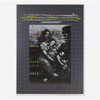 Portrait of Mona Lisa (Splitting of Meaning - Shusaku Arakawa