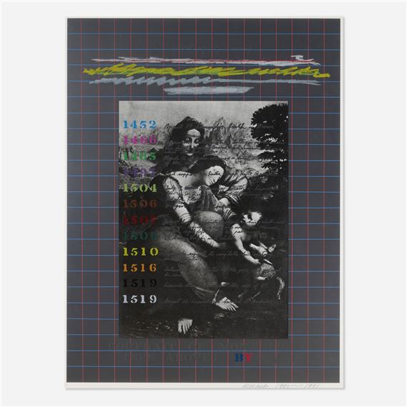 Portrait of Mona Lisa (Splitting of Meaning - Shusaku Arakawa