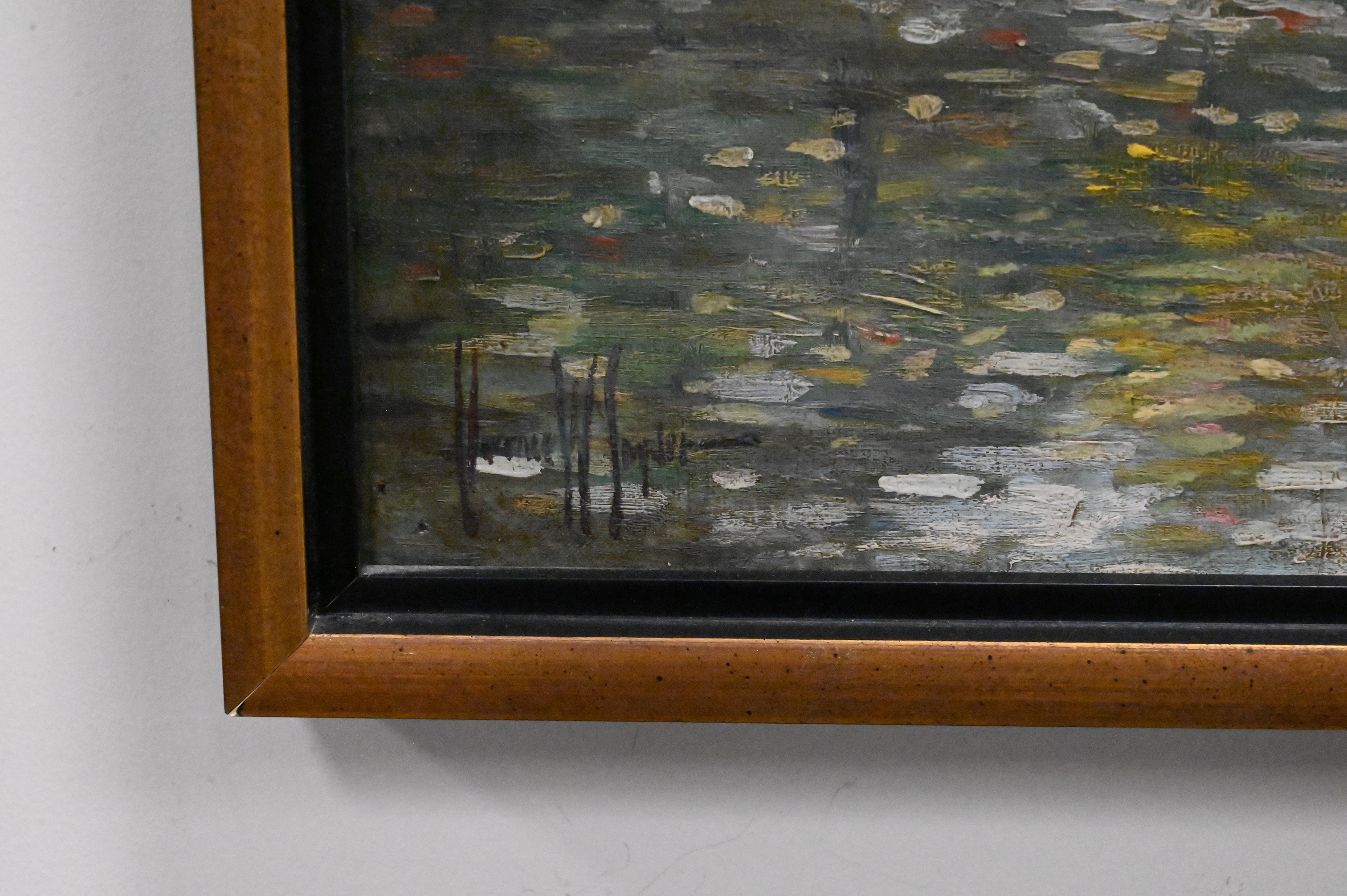 Artwork by Clarence W. Snyder, Autumn River Landscape, Made of Oil On Canvas