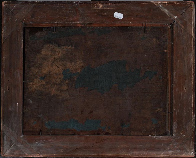 Artwork by Jean Duplessis-Bertaux, Hussars and their families following the troop route, Made of Oil paintings on panel (2)