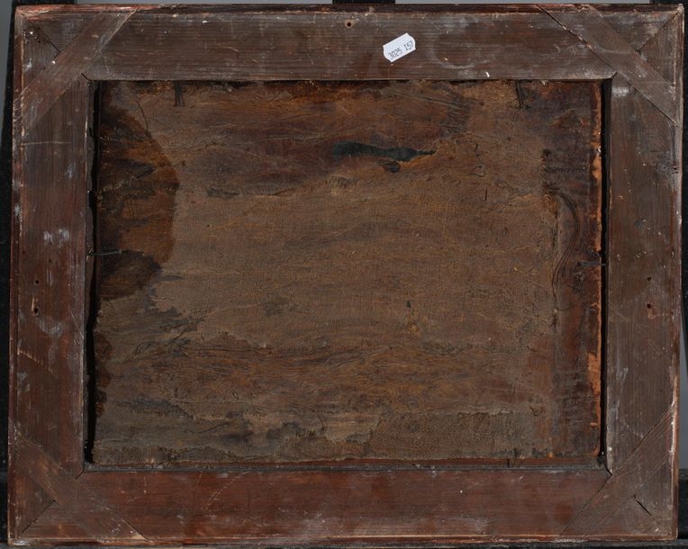 Artwork by Jean Duplessis-Bertaux, Hussars and their families following the troop route, Made of Oil paintings on panel (2)