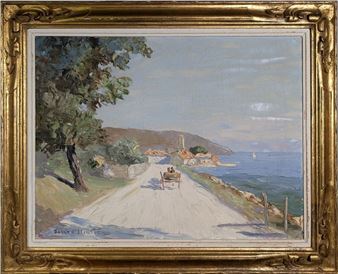 Sur la route de Sainte-Maxime - Joseph Pavis D'Escurac