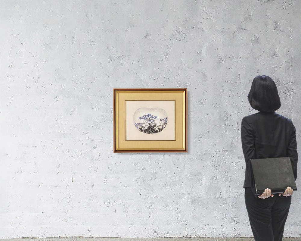 Artwork by Seison Maeda, Asters, Made of ink and color on paper