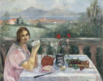 Le déjeuner sur la terrasse - Charles Camoin
