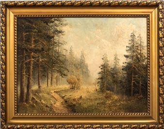 Waldlandschaft - Efim Efimovich Volkov