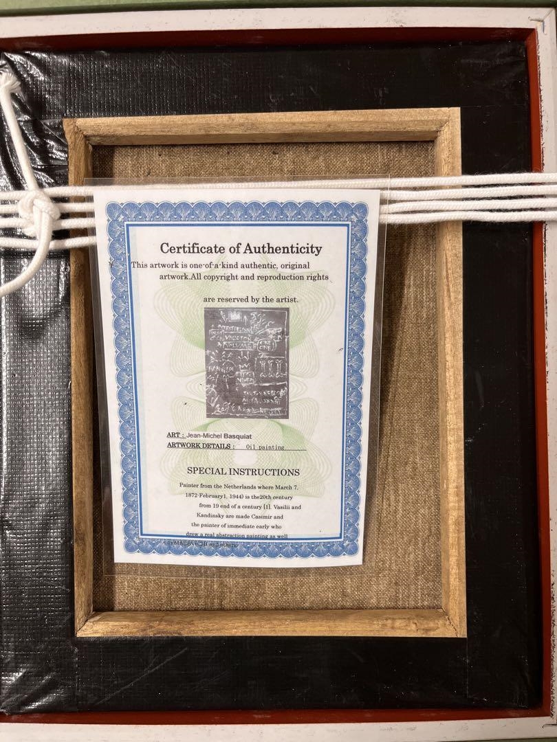 Artwork by Jean-Michel Basquiat, Oil Painting, Made of Oil Painting