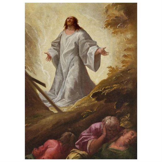 THE AGONY IN THE GARDEN - Emilian School, 16th Century