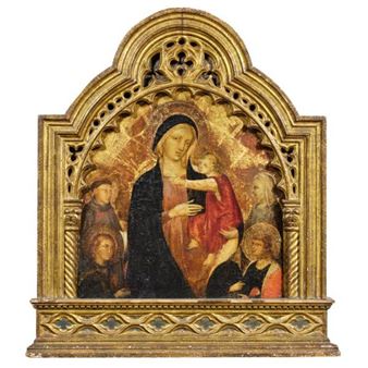 MADONNA WITH CHILD AND SAINTS - Ventura di Moro