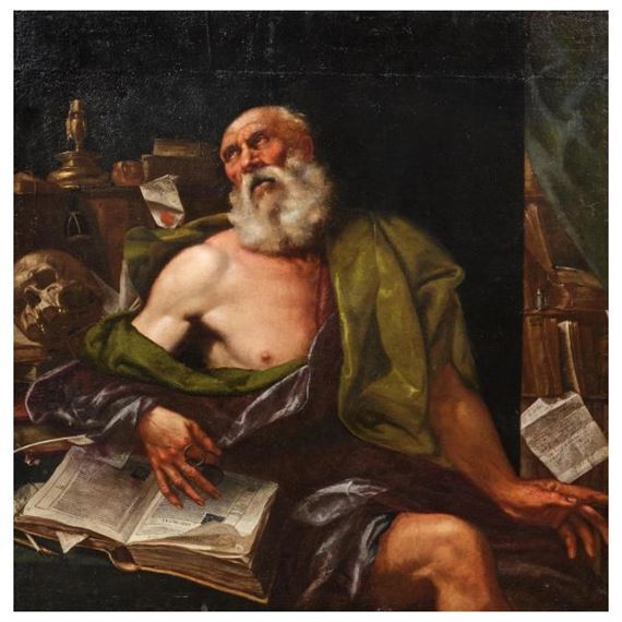 SAINT JEROME by Flemish School, 17th Century, 17th century