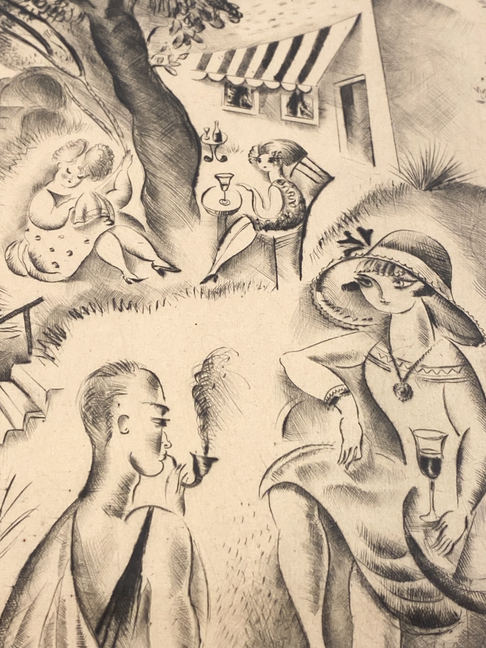 Artwork by Mily Possoz, La Baignade, Made of Etching