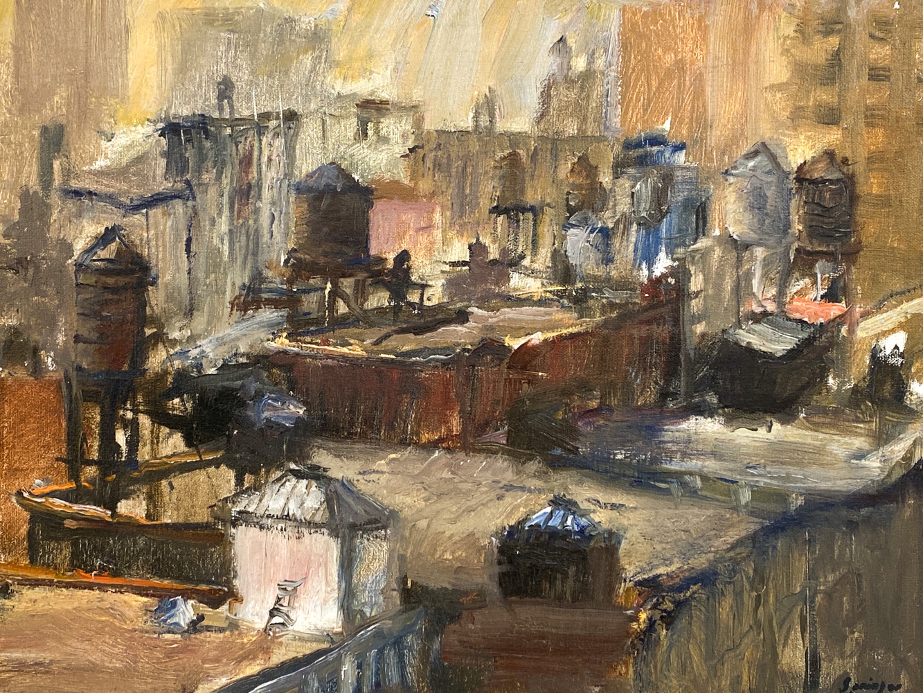 Anthony Springer | NYC ROOFTOPS O/C | MutualArt