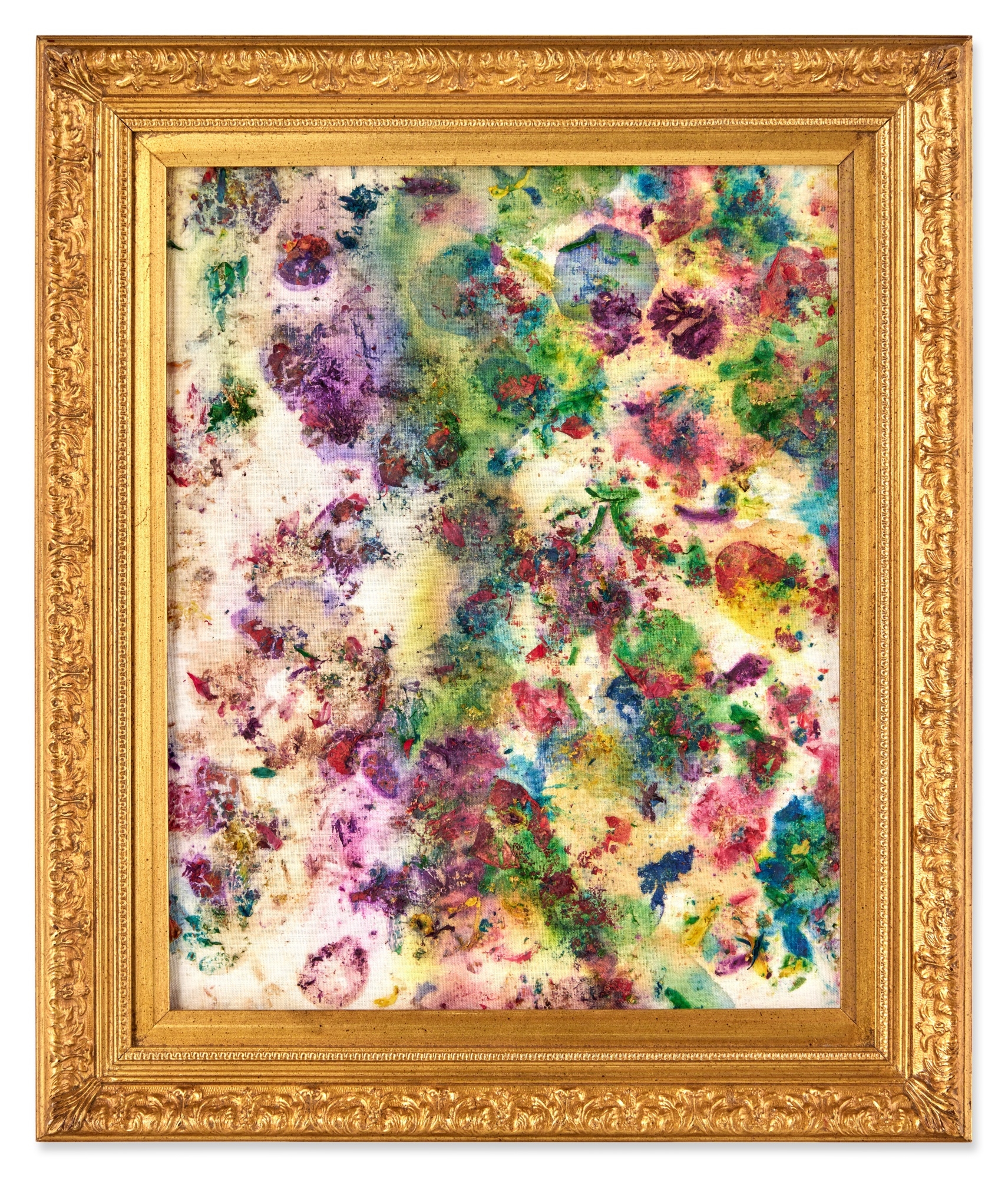 Artwork by Dan Colen, Wake Up Screaming, Made of linen