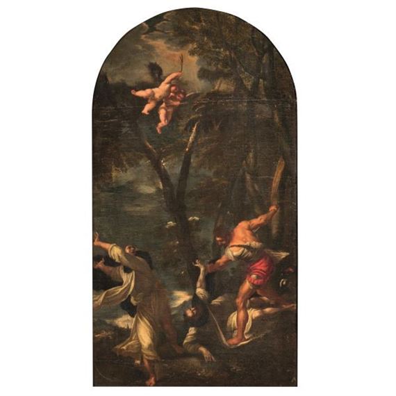 THE MARTYDOM OF TWO DOMINICAN SAINTS by Roman School, 17th Century, 17th century