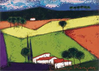 Les cyprès des maisons basses - Roger Bonafe