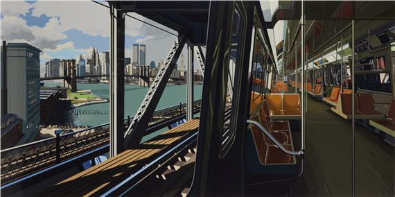 D-Train by Richard Estes, Executed in 1988