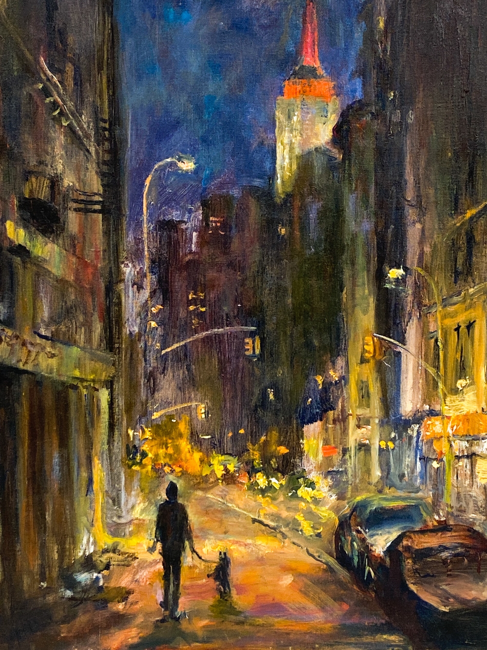 Anthony Springer | NYC AT NIGHT O/C | MutualArt