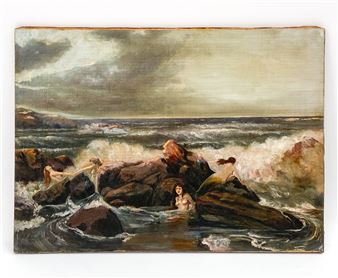 Seascape with Nudes - W. Morosoff