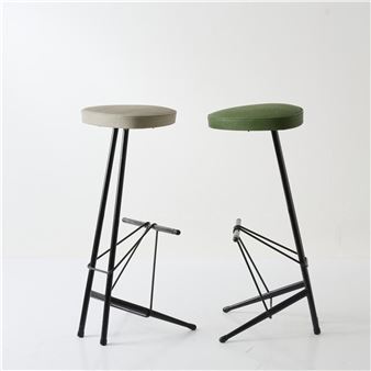 Two bar stools - Willy van der Meeren