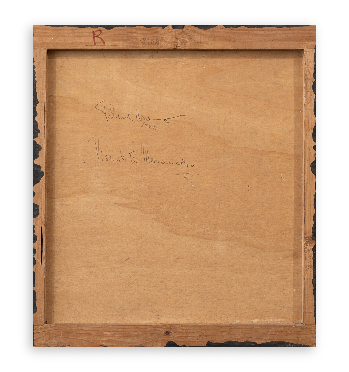 Artwork by Urano Palma, VisualitÃ  meccanica, Made of Plastica E Applicazioni Su Tavola