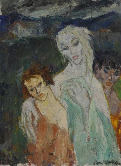 Three figures by Olga Mischkine