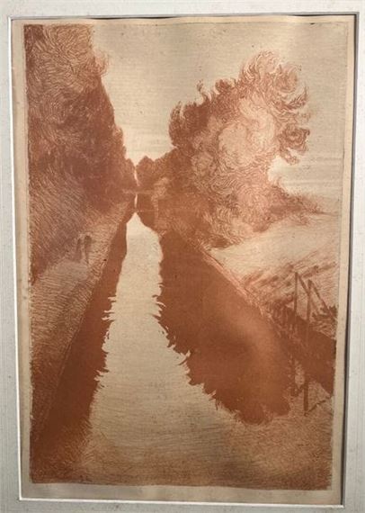 Canal de l'Ourcq by Charles Marie Dulac