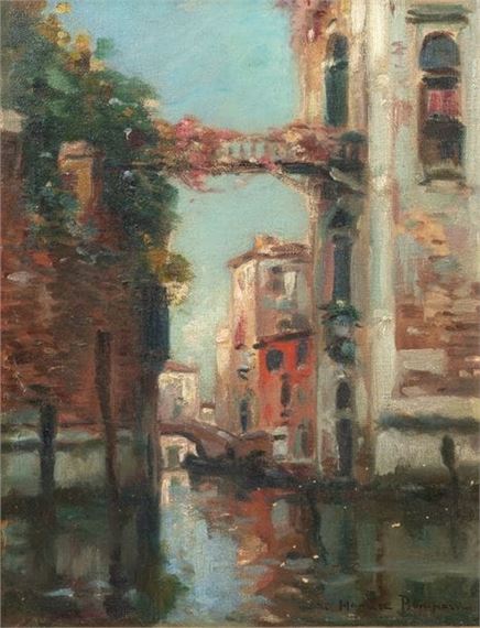 Canal in Venice by Maurice Bompard