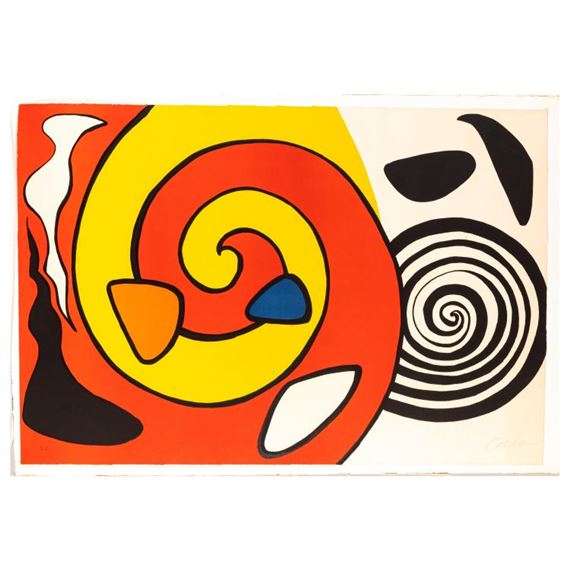 Alexander Calder | Spirals and Forms (1965) | MutualArt