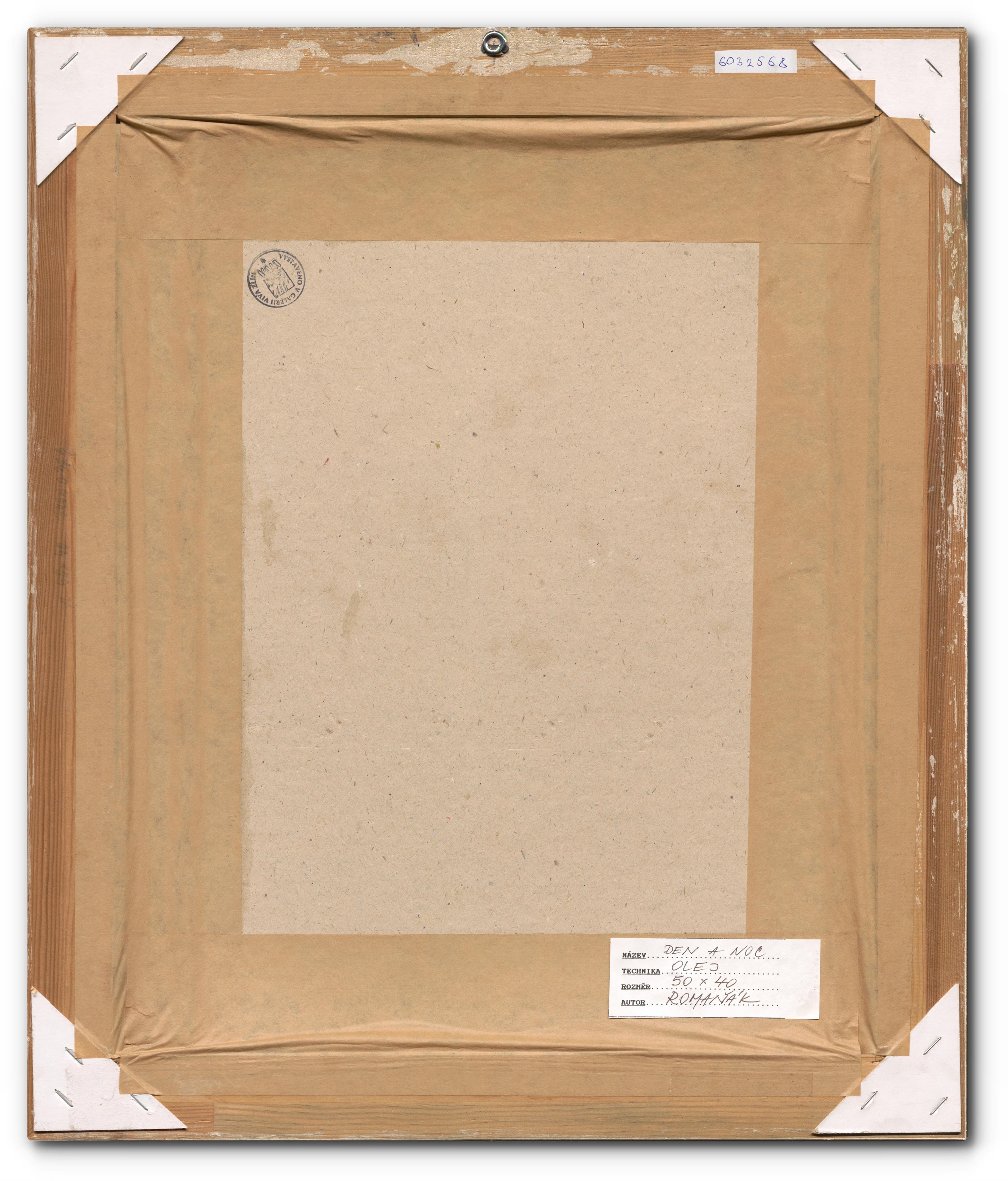 Artwork by Milan Romaňák, Untitled, Made of Oil On Board