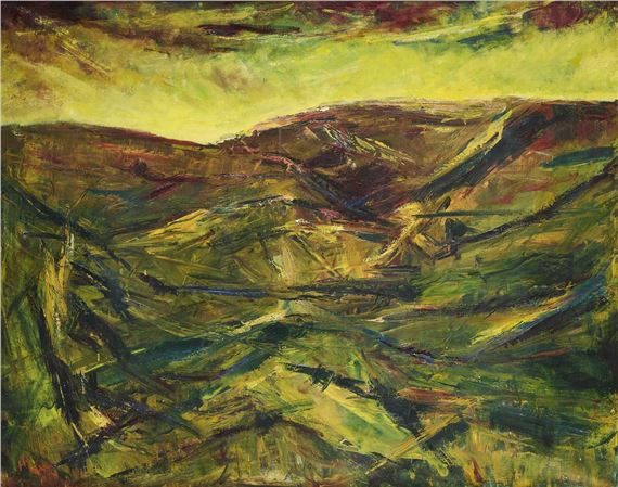 LANDSCAPE NEAR LLANARMON DYFFRYN CEIRIOG, WALES - Leslie Marr