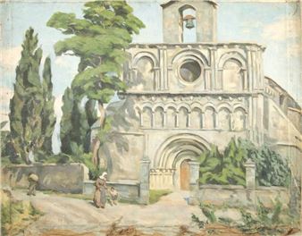 The Romanesque church - Bernard Catinat