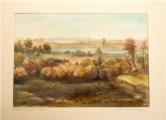 Herbstlandschaft vor Plön - Else Wex-Cleemann