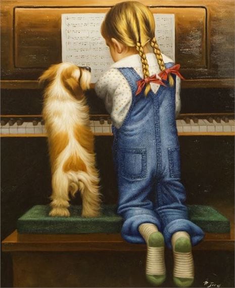 R. Jones | The Piano Lesson | MutualArt