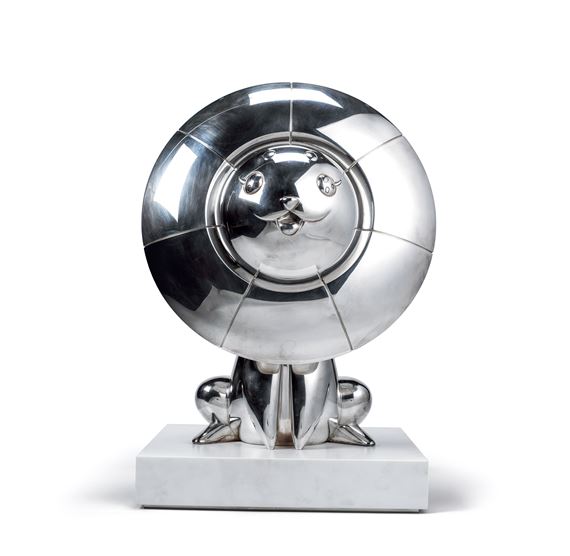 Takashi Murakami | Yume Lion Silver Edition (The Dream Lion) (2015
