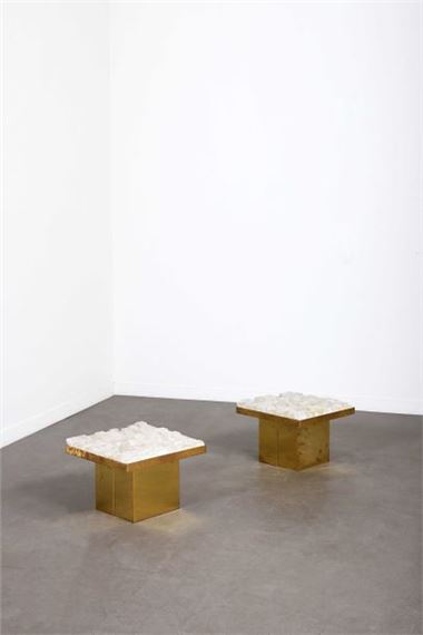 Georges Mathias | Pair of low tables | MutualArt