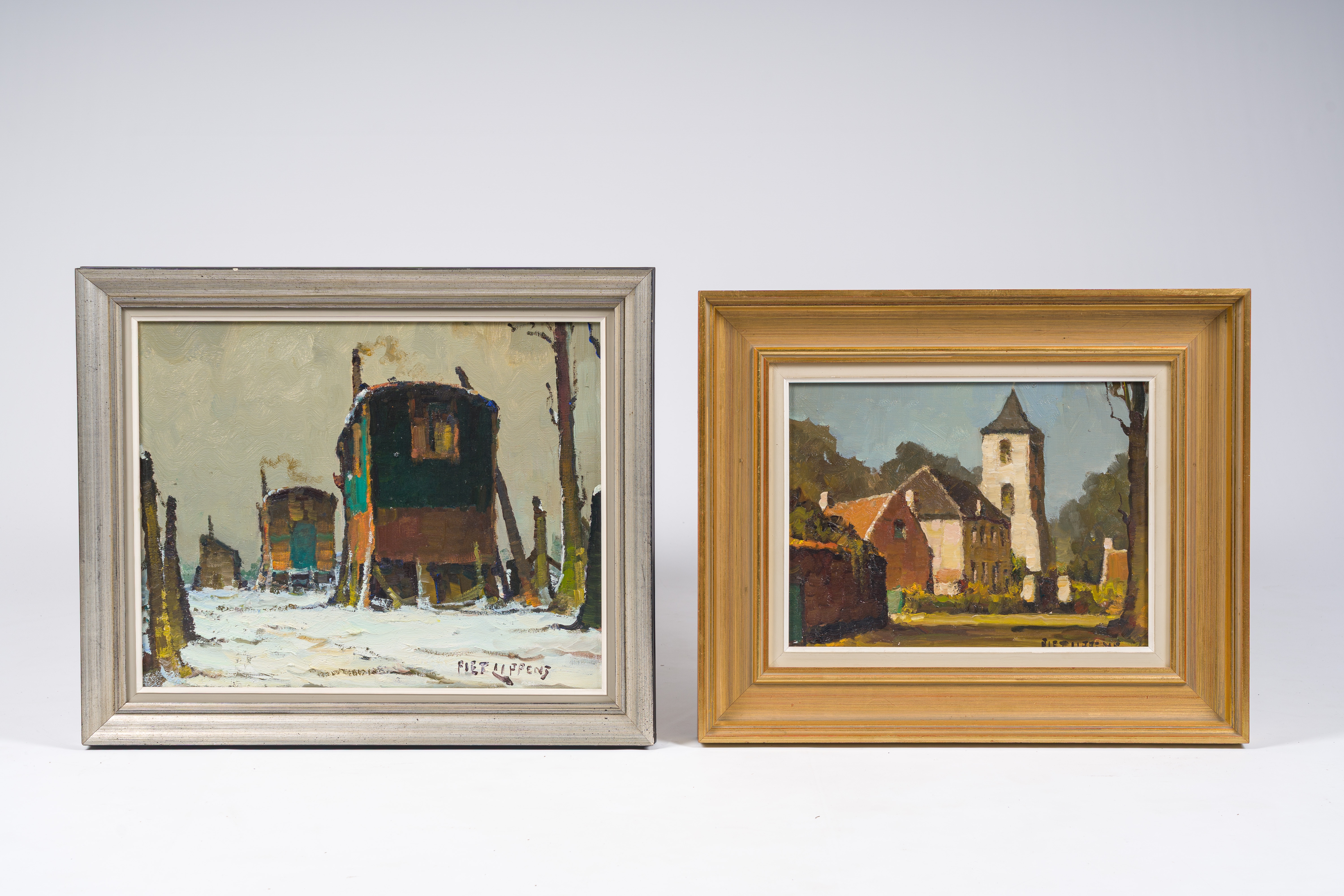 Artwork by Piet Lippens, Untitled, Made of Oil On Canvas