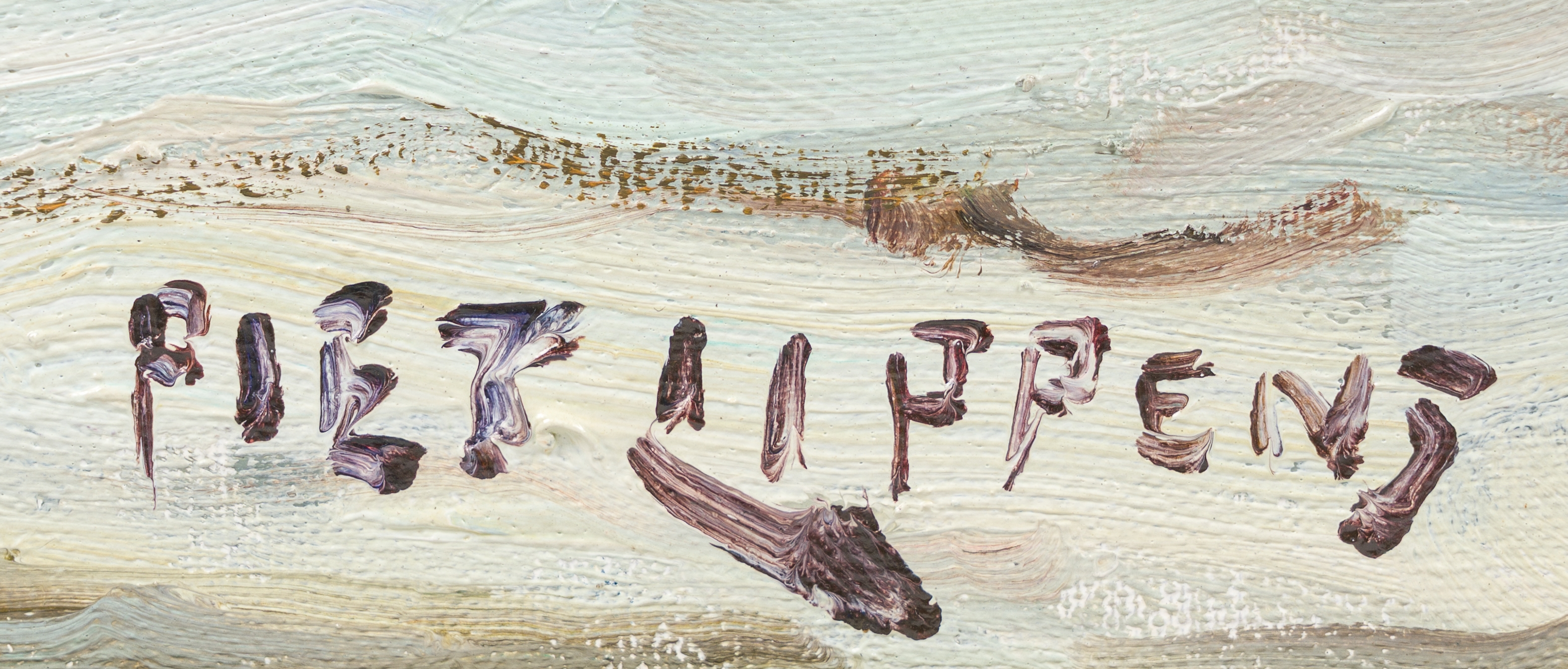 Artwork by Piet Lippens, Untitled, Made of Oil On Canvas