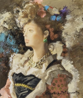 Artwork by Takehiko Miyanaga, Dawn, Made of oil on canvas