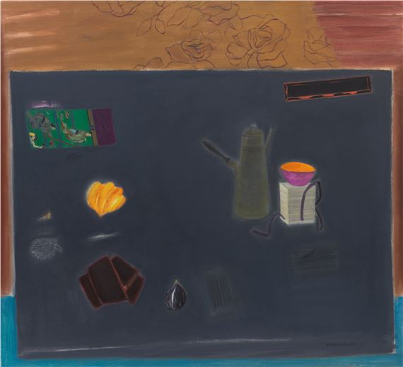 Still Life with Coffee Pot 111.3 x 111.3 cm. (43 3/4 x 43 3/4 in